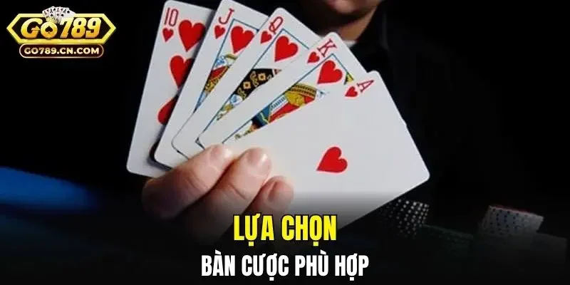 Lựa chọn bàn cược phù hợp với khả năng nhất
