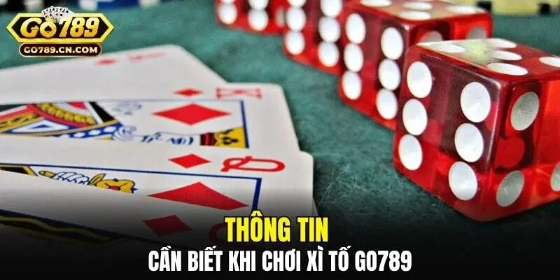 Thông tin cần biết khi chơi Xì Tố Go789